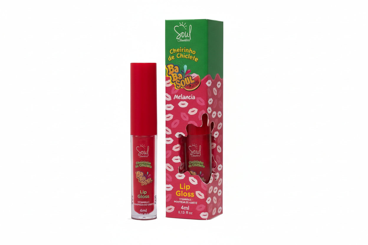 Lip Gloss Babasoul 4ml Melancia